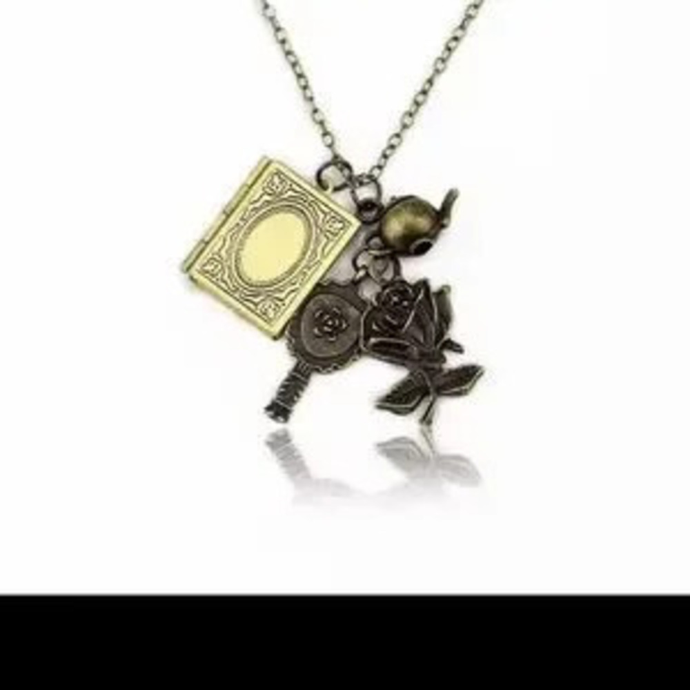 Beauty and the Beast Antique Necklace